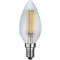 LED lampa E14 C35 klar dimbar